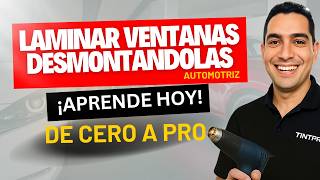 como laminar desmontando las ventanas del auto