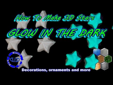 Make Glow In The Dark Stars In 3D - Reusable & Bright - Solid Glow Stick