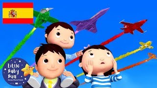 Canciones Infantiles | Aviones de Colores | Dibujos Animados | Little Baby Bum en Español