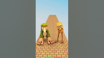 Build a Queen Run Challenge with Tung Tung Sahur & Brr Brr Patapim and friends! 🤯🤯