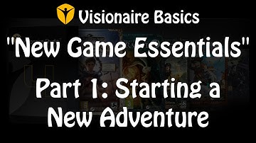 Visionaire Studio Tutorial - Starting a new Adventure