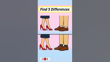 在益智游戏中找到 3 Can you find the hidden difference #trending #shortvideo