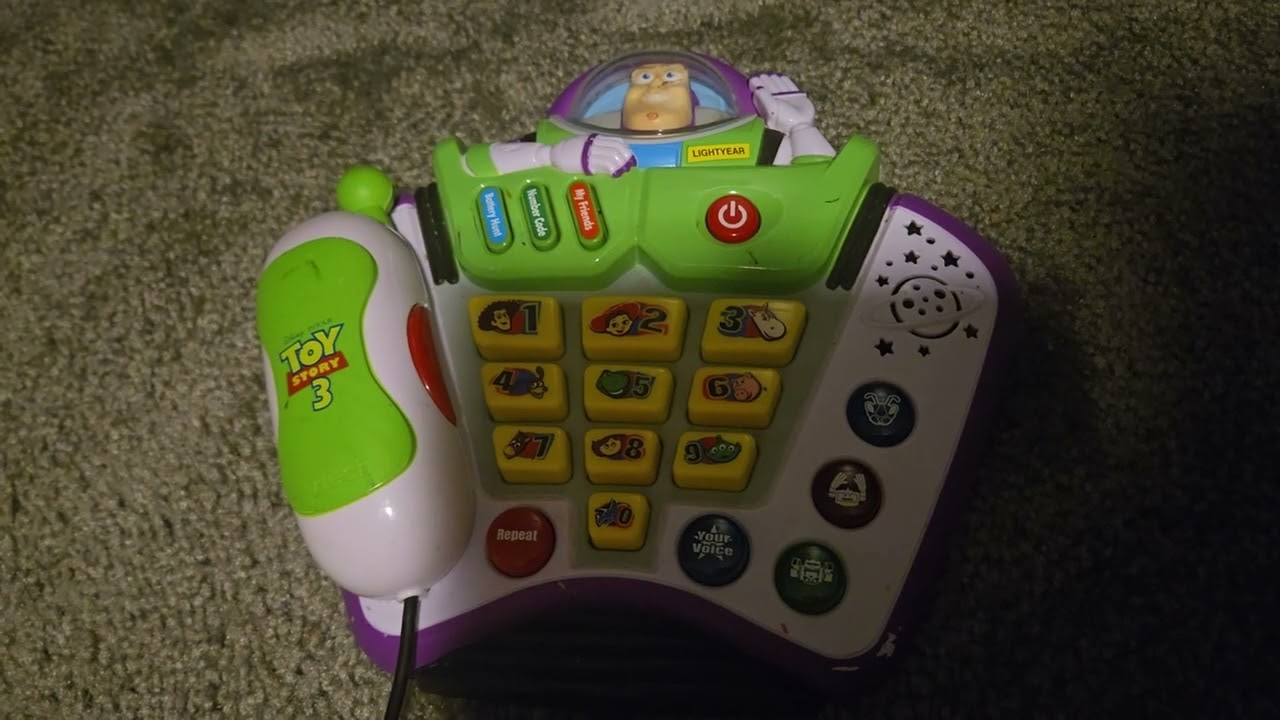 Vtech Toy Story 3 Buzz Lightyear Telephone 2010 Review - YouTube