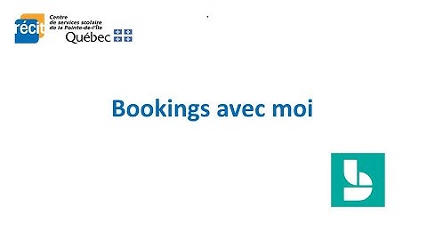 Bookings avec moi