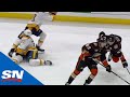 Josh Manson Knocks Kevin Fiala’s Face Into Kyle Turris’ Knee, Gets Chased Down By  Zac Rinaldo