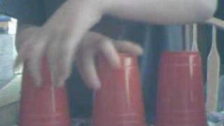 interactive cup trick