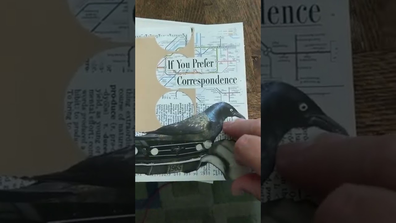 Collage Notecards from Dictionary Pages