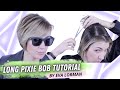 Coupe de cheveux pixie bob long ralise par moimme  tutoriel coupe de cheveux 2023 eva lorman