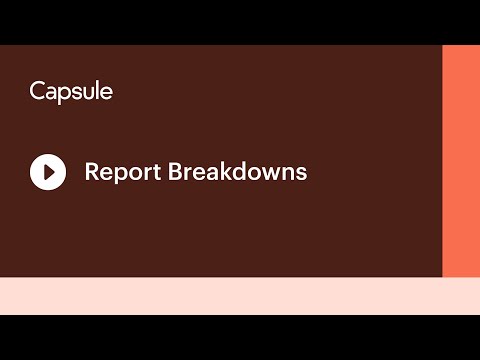 Report Breakdowns - Dive deeper into performance with activity and sales report breakdowns