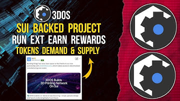 3DOS NETWORK Run Extension Earn Rewards | Sui Supported Project #3dos #suinetwork