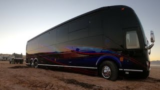 The Biggest Motorhome Recovery Ever! Prevost on the Beach.