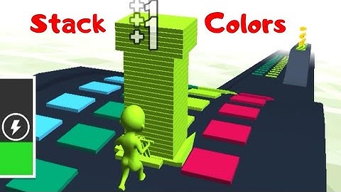 STACK COLORS - GAMEPLAY LEVEL 31 - 45 NEW HIGH SCORE !!