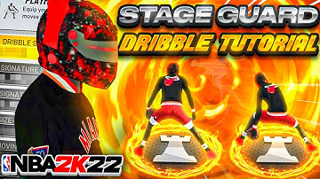 COMP STAGE GUARD ADVANCED *HANDCAM* DRIBBLE TUTORIAL on NBA 2K22! LEARN HOW TO GET OPEN + BEST MOVES