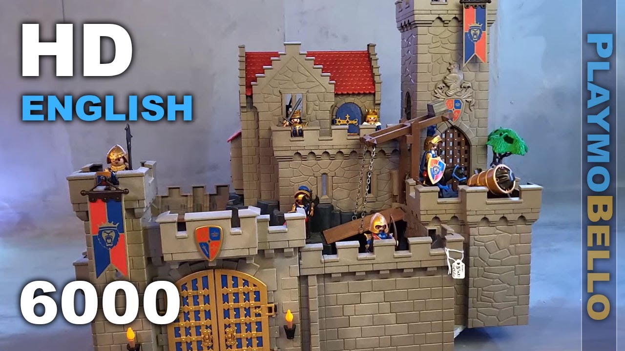 2014) 6000 Grand Castle, Royal Lion Knights, Playmobil Knights Set REVIEW -