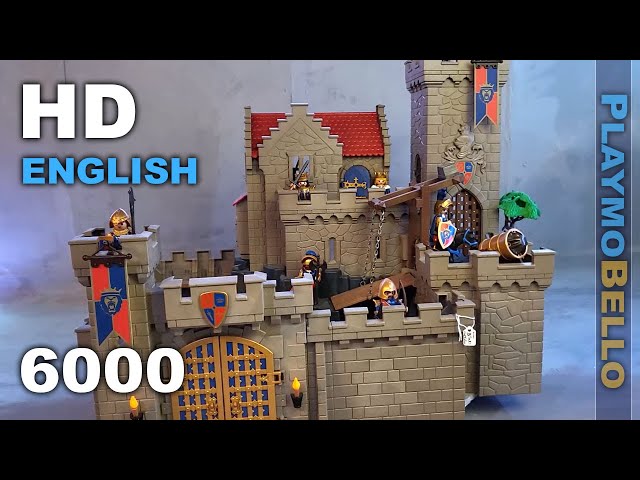 2014) 6000 Grand Castle, Royal Lion Knights, Playmobil Knights Set REVIEW -