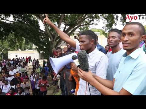 Wanafunzi Chuo Kikuu UDSM Wagoma..Kisa Hichi Hapa