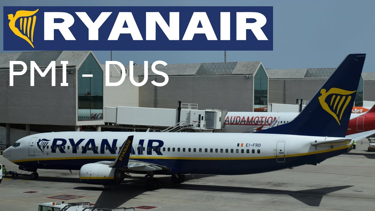 [ 4K ] FLIGHT DIVERSION | Trip Report | Ryanair | Boeing 737-800 | Palma - Düsseldorf (Frankf. Hahn)