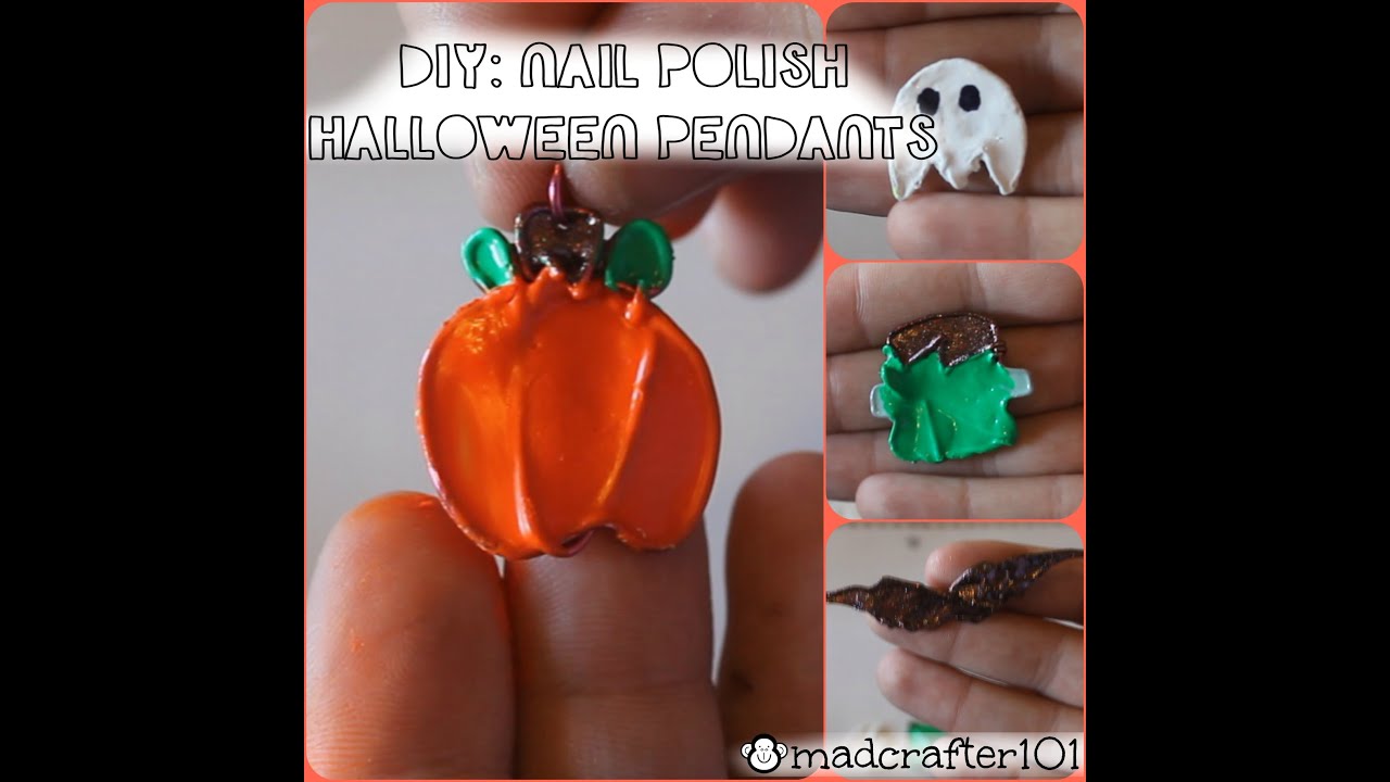 DIY: Nail Polish Halloween Pendants