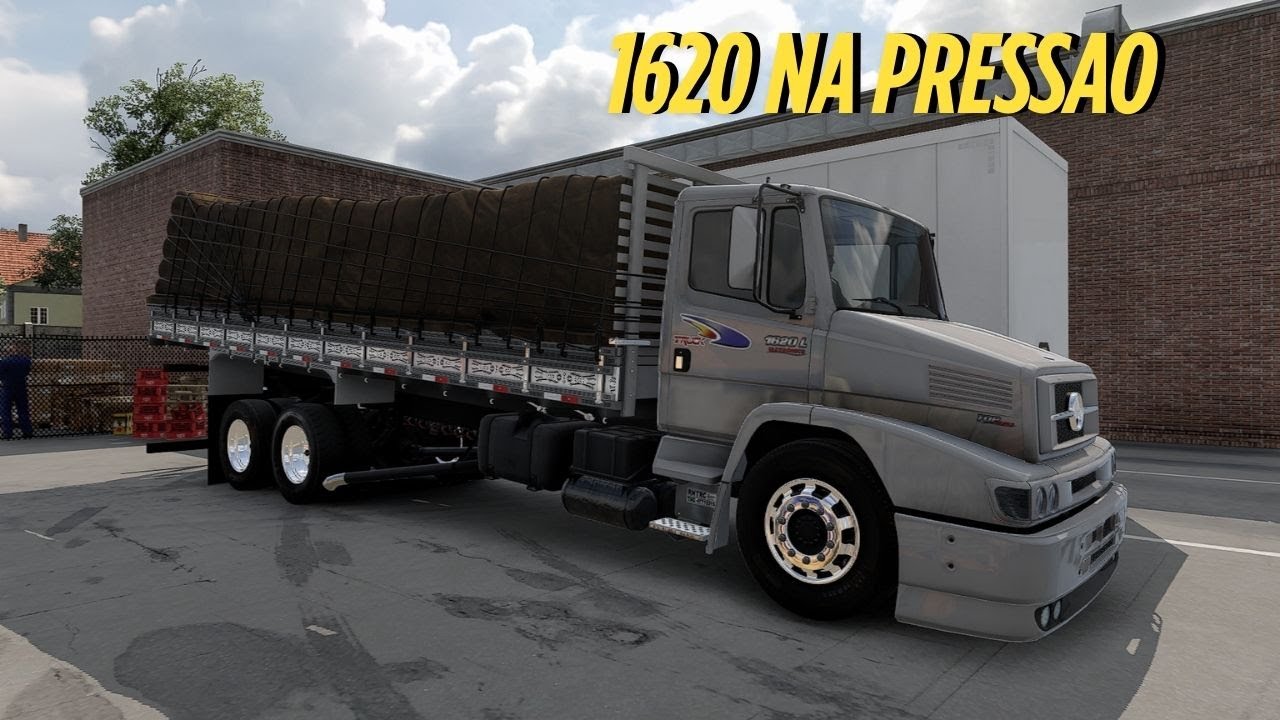 MB 1620 ELETRONICO COM BOMBA ABERTA NO  PUXE DO FEIJAO NO PARANA - ETS 2 MODS BR