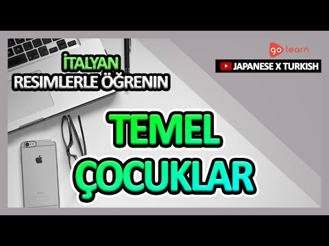 Japonca Resimlerle Öğrenin | Japonca Kelime Bilgisi Temel Çocuklar | Golearn