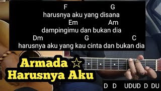 Kunci Gitar Harusnya Aku - Armada ( Tutorial Kusus Pemula ) By De Kunta