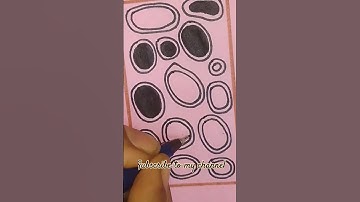 simple mind relaxing therapy zentangleart 🌹 #shortvideo