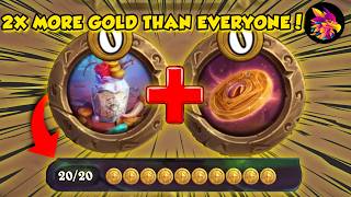 20 MAX GOLD ON TURN 9! | Hearthstone Battlegrounds