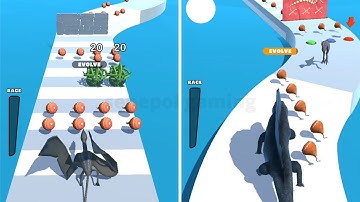 Dino Run 3D - Dinosaur Rush| New Dinosaur All levels gameplay videos Android, ios