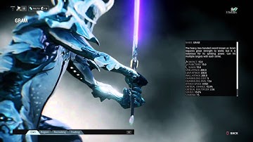 WARFRAME: Weapons Archive: Gram