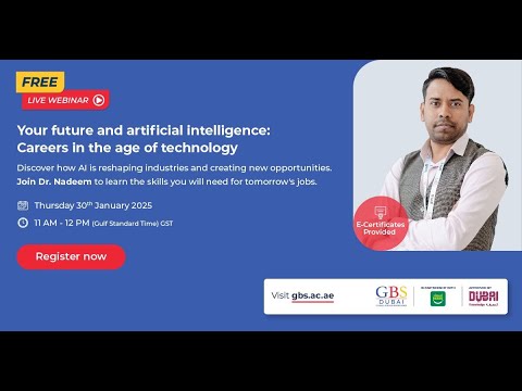 Webinar : Your future and artificial intelligence: Careers in the age ...