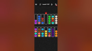 Ball Sort Color Water Puzzle Solution Level 1157