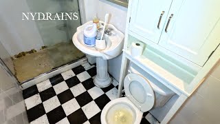 Clogged Drain #217 by NYDRAINS - The Original 49.95 Any Sewer or Drain 13,537 views 3 months ago 7 minutes, 32 seconds