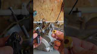 KTM crankcase pressure sensor into adaptor.