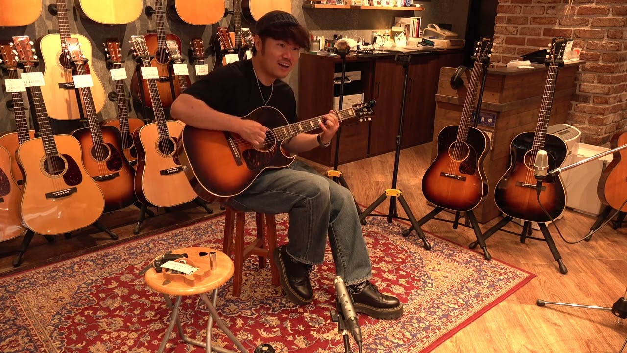 Gibson CF-100 1950 Blue-G & Tetsuro Toyama - YouTube