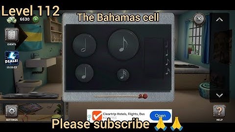 100 doors escape from prison level 112(The Bahamas cell)