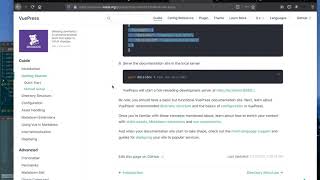 POC4 VuePress - Static Website Setup for HXNYC 2020 Software Class