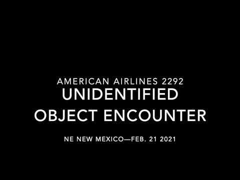 Flight 2292 Encounter With Unidentified Object Over NE New Mexico