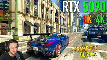 RTX 5090 - GTA 5 Enhanced : Frame Generation Testing!