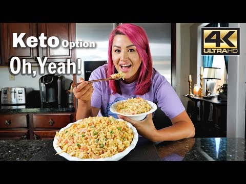 The Best Cold Creamy Macaroni Pasta Salad Recipe | Keto Option Recipe