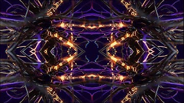 VFX Neon Liquid Fractal Flares - No Copyright Royalty Free Video Loop Background HD - VJ Loops