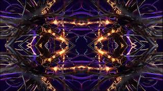 VFX Neon Liquid Fractal Flares - No Copyright Royalty Free Video Loop Background HD - VJ Loops