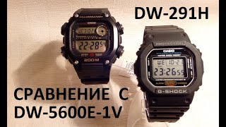 DW-291H-9A  VS  DW-5600E-1V