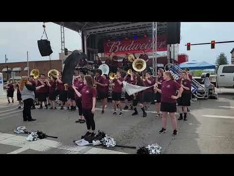 Vinton County High School Band at Wild Turkey Festival.