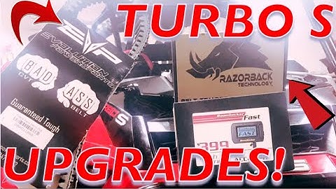 Turbo S RazorBack Temp Gauge & Evolution PowerSports Badass Belt Install!