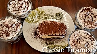 Classic Tiramisu | Eggless Coffee Tiramisu Recipe | Easy Tiramisu Recipe