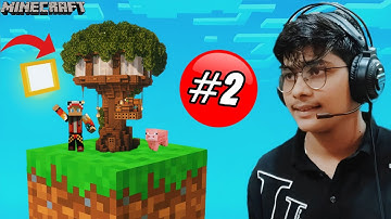 I BUILD A TREE HOUSE | MINECRAFT ONEBLOCK #2