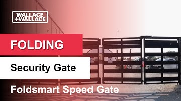 Folding Security Gate | Foldsmart Speed Gate