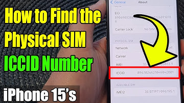 iPhone 15/15 Pro Max: How to Find the Physical SIM ICCID Number