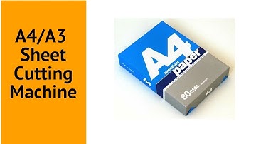 A4 paper sheet cutting machine (Most cheap)