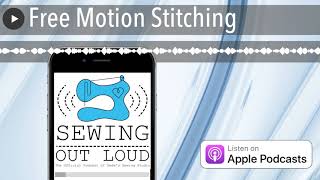 Free Motion Stitching @ZedesSewingStudio